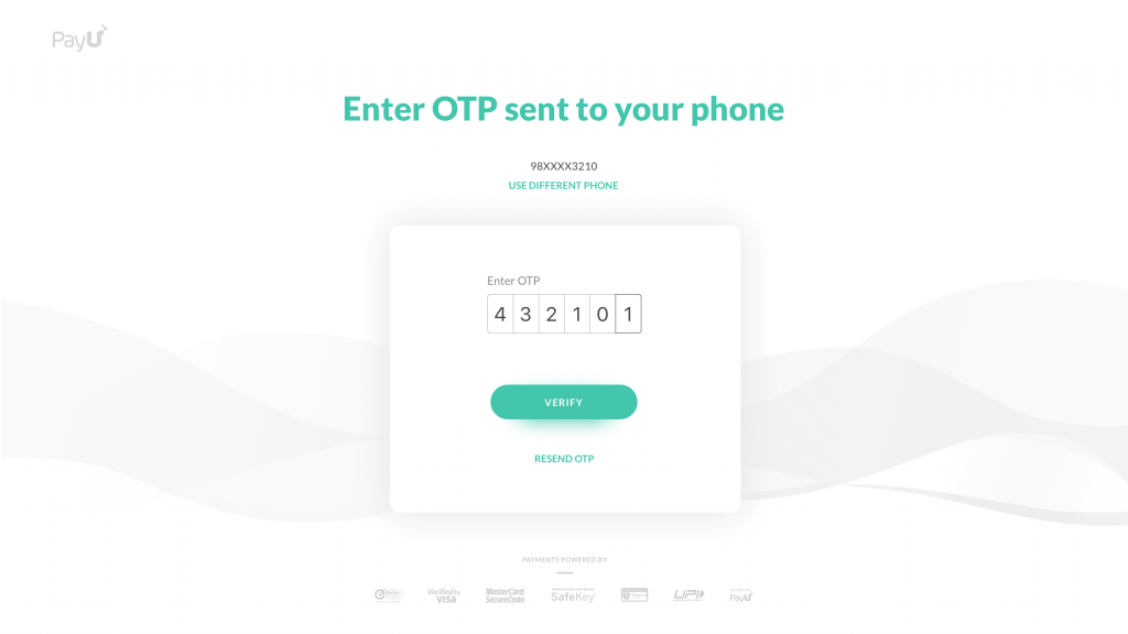 Enter OTP. Resend OTP. Экран ввода OTP. Check OTP пароль. Please enter your again